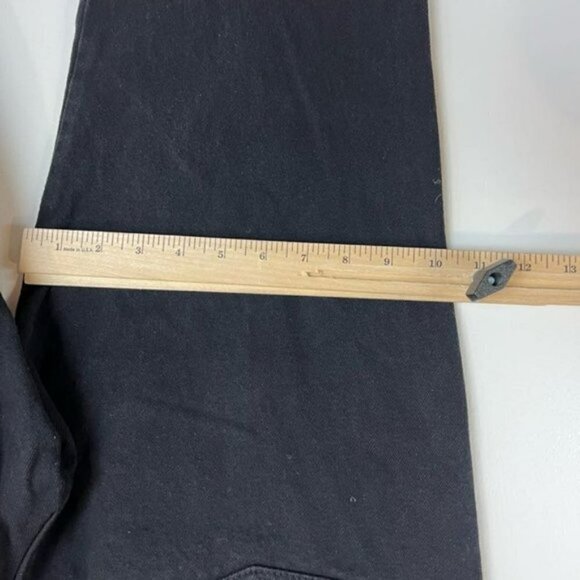 Mountain Ridge Black Straight Leg Sturdy 100% Cotton Dad Jeans Pants - Size 34 - Picture 11 of 13